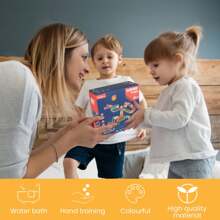 Diy組裝軌道積木,diy組裝帶有鴨子和滾珠裝置的水上積木玩具,diy浴室玩具,diy壁掛軌道玩具,兒童水上遊軌道玩具,兒童浴室水上遊戲玩具,浴室滑梯樂套裝,兒童浴室滑梯樂園 - 彩色 - 查看 7