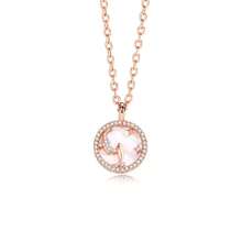 Zodiac Sign Necklace, New Design Style White Beading Star Discs Coin & Circle Pendants With Shell And Copper Chain For Women - Cancer Model - View 17