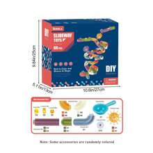 Diy組裝軌道積木,diy組裝帶有鴨子和滾珠裝置的水上積木玩具,diy浴室玩具,diy壁掛軌道玩具,兒童水上遊軌道玩具,兒童浴室水上遊戲玩具,浴室滑梯樂套裝,兒童浴室滑梯樂園 - 彩色 - 查看 9