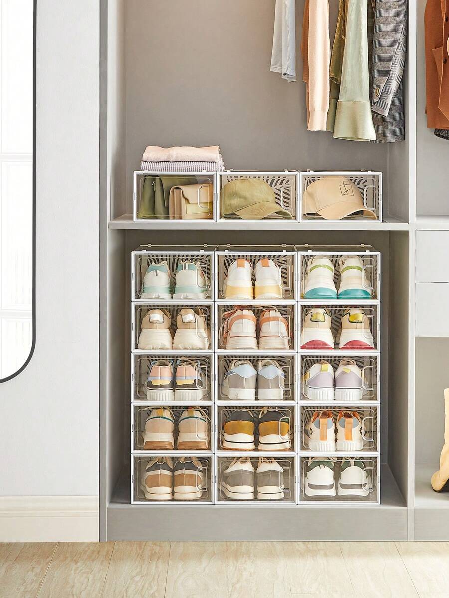 SONGMICS Shoe Boxes - trắng - Xem 1