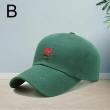 綠色棒球帽,男女皆宜,適用於休閒和戶外運動活動 - 彩色 - 查看 3