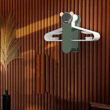 1 件多功能衣架收納架無鑽孔,陽台/浴室壁掛式衣物整理鉤 - 綠色 - 查看 6