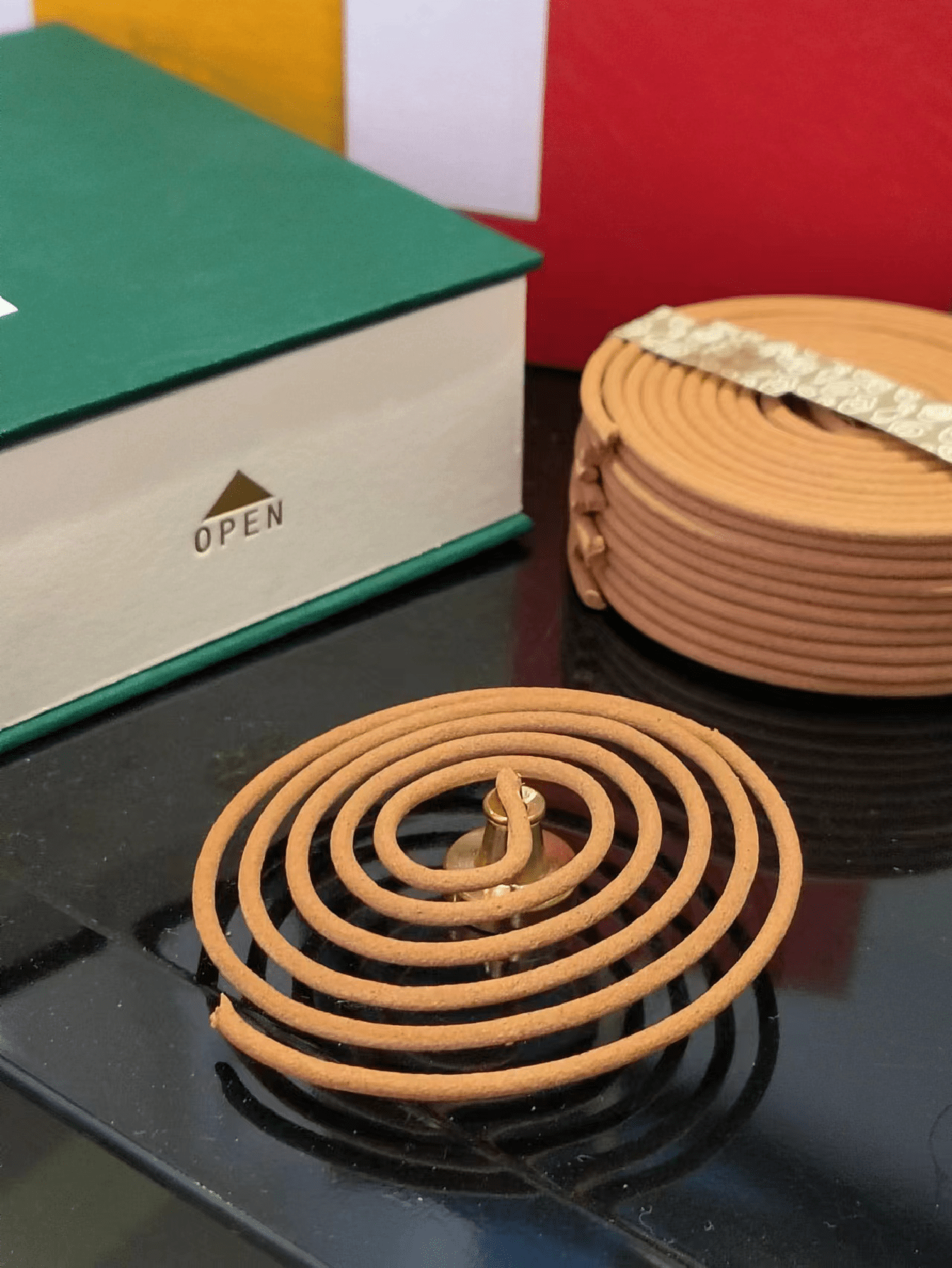 1box/20pcs Natural Jasmine 4Hour Incense Coil, With Aromatherapy Essential Oils, ChemicalFree