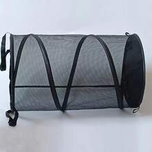 1pc Luxury Dirty Clothes Storage Basket, Foldable, Japanese Style, Highly Attractive Collection Basket, Laundry Hamper - Black - View 6