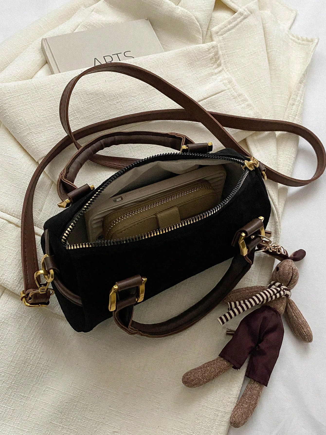 حقيبة بوسطن عالية الجودة على شكل أسطواني أنيقة للن...