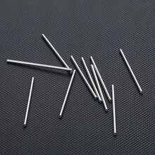 10入/批鋼製內螺紋直棒代替配件,舌頭唇環乳頭工業穿孔 - 鋼色 - 查看 3