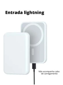 Carregador Portátil Magsafe Bateria Powerbank Indução Magnética Para Celular iPhone 12/13/14 Pro