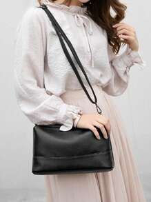 Bolso Bandolera Multibolsillos Con Múltiples Compartimentos