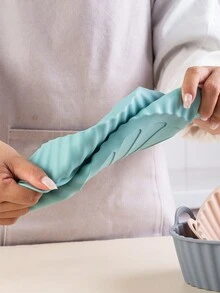 1入組多功能防黏矽膠內鍋墊,保護空氣炸鍋,烤箱不沾黏墊 - 淺藍色 - 查看 3