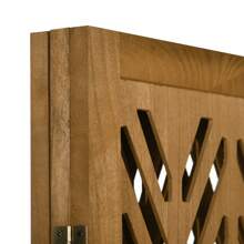 HOMCOM Screens & Room Dividers - Coffee Brown - View 8