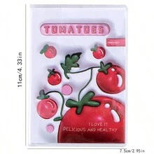 4入組卡通主題筆記本,可愛的橡膠封面,多功能學生日記 - 彩色 - 查看 2