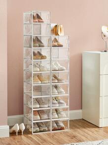 SONGMICS Shoe Boxes - trắng - Xem 3
