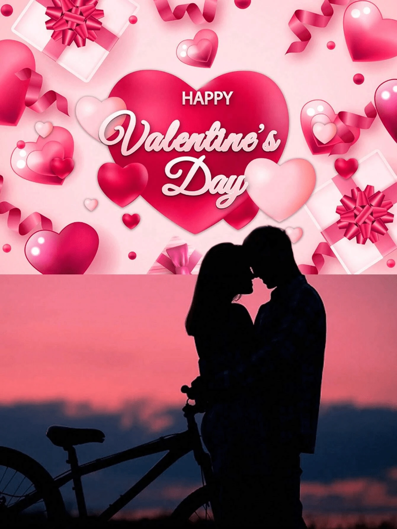 1入組淺粉色與粉紅色3d心形情人節背景布,採用聚酯纖維材料製成,有多種尺寸可選,非常適合浪漫的約會、求婚背景裝飾 - 紅色 - 查看 1