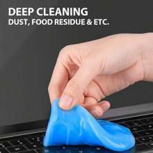 Car Dust Dirt Cleaning Gel Slime Magic Super Clean Mud Clay For Laptop Computer Keyboard Cleaning Tool Home Cleaner Dust Remover - Yellow - View 4
