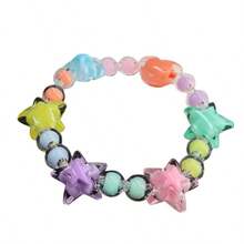 1盒/入組亞克力珠寶配件組,diy珠寶製作用品,手鍊項鍊用散珠