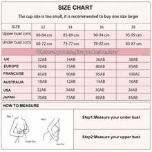 蕾絲內衣,日本性感內衣,托高式文胸,女性胸罩,蝴蝶結裝飾內衣,抗流掛胸罩,小胸部托高式文胸,可拆卸肩帶,可轉換胸罩,防滑內衣,帶防滑帶 - 白色 - 查看 10
