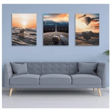 Motivational Canvas Wall Art Entrepreneur Office Wall Decor Inspirational Poster Print Elephant Painting Picture Home Decoration For Bedroom Artwork  No Framed - Multicolor - View 4