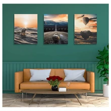 Motivational Canvas Wall Art Entrepreneur Office Wall Decor Inspirational Poster Print Elephant Painting Picture Home Decoration For Bedroom Artwork  No Framed - Multicolor - View 5