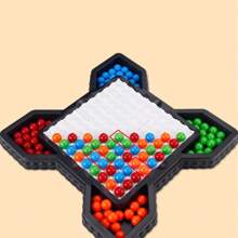 彩虹戰鬥糖果粉碎棋盤/桌面遊戲,適合 2-4 名玩家,娛樂玩具套裝（1 個棋盤/104 個球/隨機顏色組件） - 彩色 - 查看 3