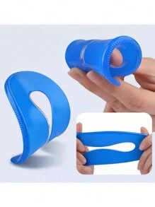 2 件/包 高彈性矽膠軟腳跟保護墊,具有減震功能,可防止腳跟骨刺和緩解足部疼痛,適用於運動鞋和休閒鞋 - 藍色 - 查看 8