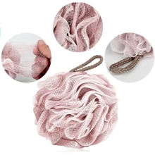 50克/片浴用海綿,去角質沐浴海綿身體擦洗器 - 4入/組浴球組 - 棉花糖四重奏,大尺寸 - 彩色 - 查看 3