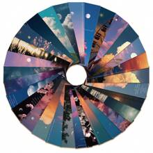 每本30入月亮＆雲＆日落＆美學風景＆天空主題的書籤迷你留言卡,可用於diy手工藝品