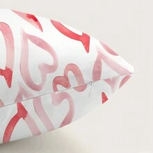 1 件可愛心型輕奢枕套,由真正的桃皮絨布料製成,雙面印花,適合日常使用、送禮、家居裝飾、客廳、臥室、沙發、扶手椅、藝術、節日、藝術設計、氛圍、情人節、圓點【雙面印花,精緻拼接】 - 彩色 - 查看 9