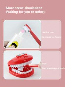 兒童救護車醫生假扮玩具套裝,包括醫生制服、醫療設備、聽筒和注射器,適用於男孩和女孩的角色扮演 - 救護車醫具套裝(藍色)+醫生服 - 查看 8