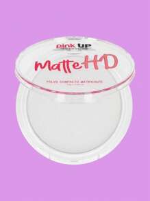 Polvo Translúcido Compacto Matificante + Brocha Profesional Bigo Powder Brush PINK UP Makeup Maquillaje