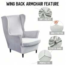 Sofa Covers - Light Grey - View 8