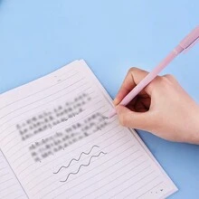 6pcs Black 0.5mm Ballpoint Pen With Full Needle Tube - Multicolor - View 4