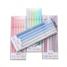 6pcs Black 0.5mm Ballpoint Pen With Full Needle Tube - Multicolor - View 2