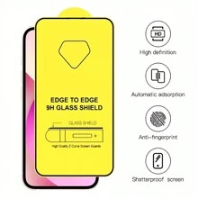 4pcs Tempered Glass Screen Protector Compatible With IPhone 15/14 Pro Max - Clear - View 5