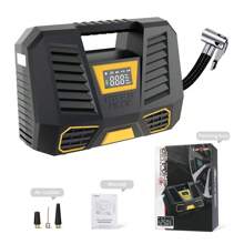 CARSUN Digital Display Portable Tool Inspired Illuminated Tire Inflator Air Pump - Multicolor - View 5