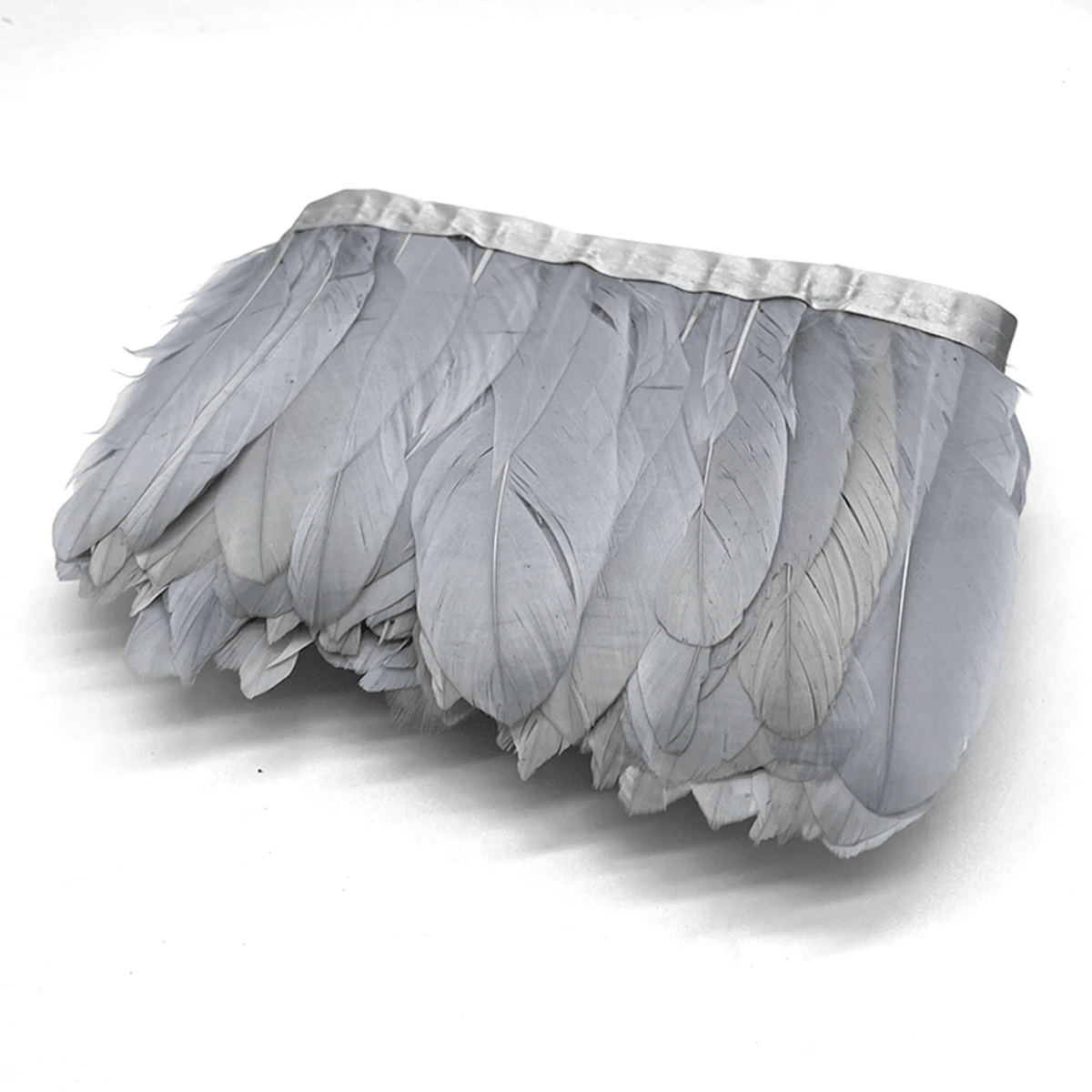 1m/Pc Feather Decoration For Living Room, Beautiful Ins Handmade Diy Craft Material For Furniture And Home Decorative Design - No. 20 gray - View 1