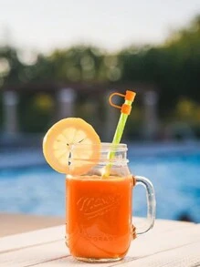 12pcs Silicone Straw Topper, 10mm Reusable Anti-Dust Straw Cover For Straw Cup Accessory - Multicolor - View 3