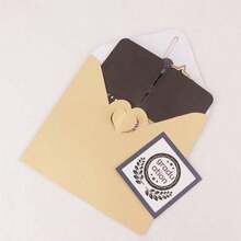 1pc 3d Pop-Up Gift Box With Foldable Greeting Card & Paper Craft Diy Materials Cartoon Creative Thanksgiving Card - Multicolor - View 9