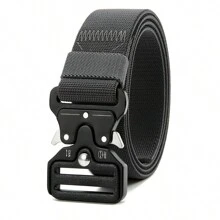 1件男士眼鏡蛇紋路尼龍腰帶,配有扣環,適用於戶外活動和訓練 - Multicolore - 查看 15