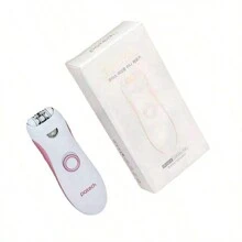 女士電動除毛器,無痛,適用於腿部、陰毛、腋毛、刮鬍機 - 白色 - 查看 5