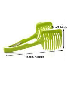 1pc Multi-Functional Food Slicer And Peeler For Effortless Meal Prep - Perfect For Potatoes, Tomatoes, Onions, Lemons, And More! Camping - Green - View 7