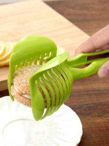 1pc Multi-Functional Food Slicer And Peeler For Effortless Meal Prep - Perfect For Potatoes, Tomatoes, Onions, Lemons, And More! Camping - Green - View 4