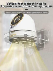 2pcs No Hole Security Camera Mounts, Adhesive Wall Mounted Stand For Home Monitoring, Stable And Traceless - Multicolor - View 4