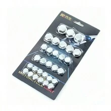 30入組摩托車配件頭螺絲帽電鍍蓋套裝,搭配裝飾蓋適用於川崎車款 - 銀色 - 查看 3