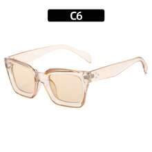 1pc New Fashion Polygon Women's Sunglasses Y2k Sunshade Square Frame Eyewear - Multicolor - View 10