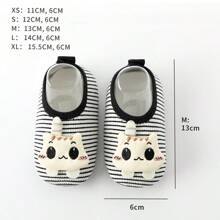 春秋季新生儿鞋软底防滑透气网眼袜运动鞋适合幼儿男孩和女孩 - 黑色 - 查看 7