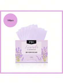 100 pièces Papier buvard, pack mini portable de feuilles absorbantes d'huile faciale, tissu de contrôle de l'huile de nettoyage du visage, papier buvard doux convenant pour la peau grasse et les voyages, disponible en 4 couleurs