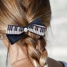 1pc Artistic Style Piano Shaped Hair Clip Suitable For Sweet Girls - Interesting And Unique Hair Accessory - Multicolor - View 1
