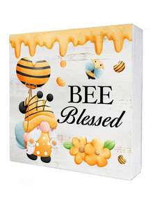 1入10cm×10cm Pvc材質蜜蜂和矮人設計印花裝飾,非常適合日常裝飾和作為紀念禮物贈送給朋友,適用於客廳、會議室、圖書館、辦公桌、酒吧桌、餐桌等各種場合裝飾。 - 彩色 - 查看 2