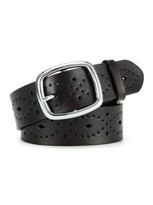 1pc Rectangle Buckle Belt Women's Vintage Milady Style Square Belt With Buckle, Suitable For Daily Wear In Autumn And Winter - Multicolor - View 14