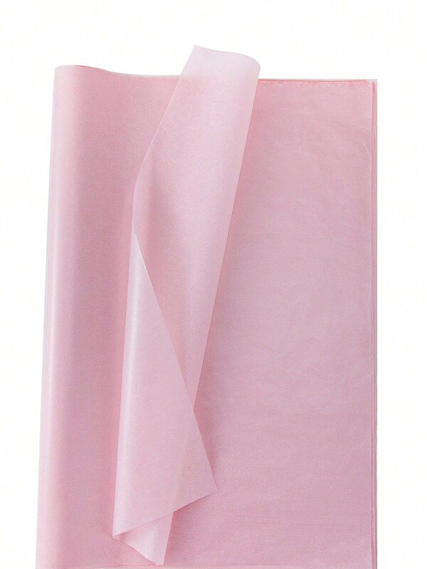 TIMBLESSING 10pcs Pink & Faux Pearl Luster Packing Paper For Gift Wrapping, Decoration, Flower Wrapping, Suitable For Various Festivals And Parties